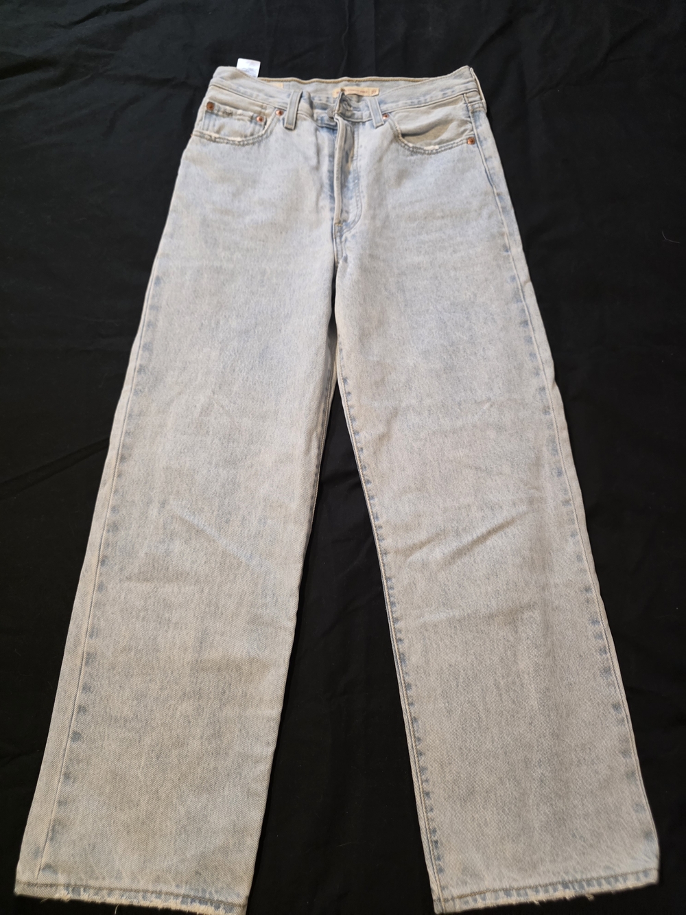 Levis High-Rise Light Blue Wide-Leg Jeans 27/27